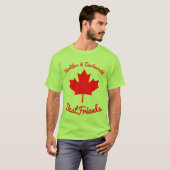 Halifax en Dartmouth Bestvrienden canada shirt (Voorkant volledig)