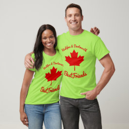 Halifax en Dartmouth Bestvrienden canada shirt