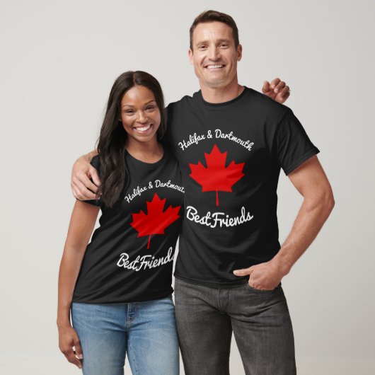 Halifax en Dartmouth Bestvrienden canada shirt (Unisex)