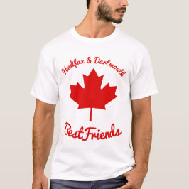 Halifax en Dartmouth Bestvrienden canada shirt