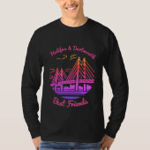 Halifax en Dartmouth Nova Scotia bestvrienden T-shirt (Voorkant)