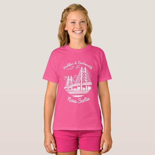 Halifax en Dartmouth Nova Scotia shirt (Voorkant volledig)