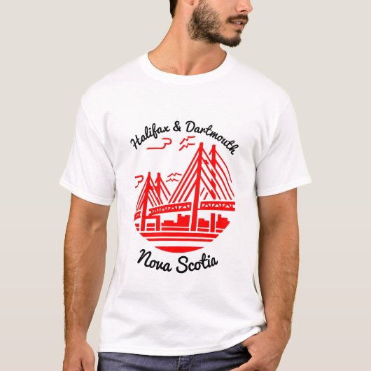 Halifax en Dartmouth Nova Scotia shirt bridge (Voorkant)