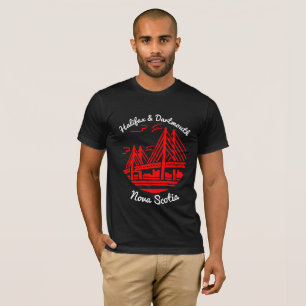 Halifax en Dartmouth Nova Scotia shirt bridge