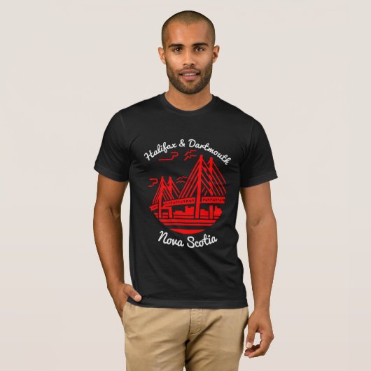 Halifax en Dartmouth Nova Scotia shirt bridge (Voorkant volledig)
