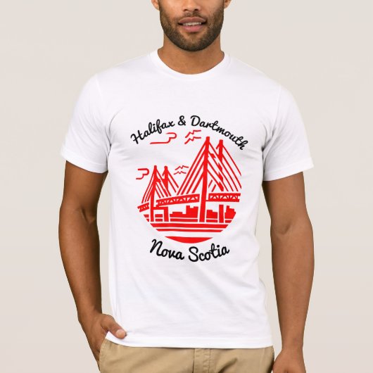 Halifax en Dartmouth Nova Scotia shirt bridge (Voorkant)