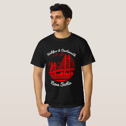 Halifax en Dartmouth Nova Scotia shirt bridge (Voorkant volledig)