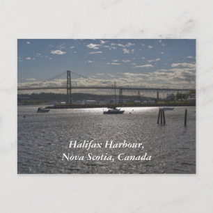 Halifax Harbour met A. Murray MacKay Bridge Briefkaart