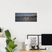 Halifax Harbour met A. Murray MacKay Bridge Poster (Thuiskantoor)