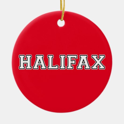 Halifax Keramisch Ornament (Voorkant)