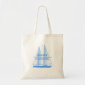 Halifax Kustster Nautical Sailor Tote Bag (Voorkant)