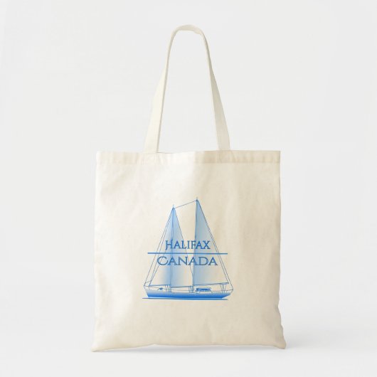Halifax Kustster Nautical Sailor Tote Bag (Voorkant)