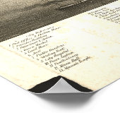 Halifax Nova Scotia 1879 Antiek Panoramisch Kaart Poster (Hoek)