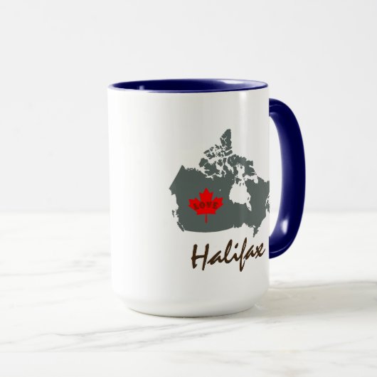 Halifax Nova Scotia Canada mok koffiekoppen (Voorkant rechts)
