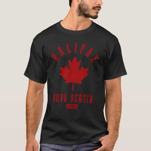 Halifax Nova Scotia Canada  Pride Canadian T-shirt (Voorkant)
