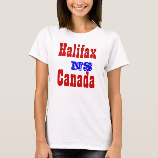 Halifax Nova scotia Canada T-shirt (Voorkant)