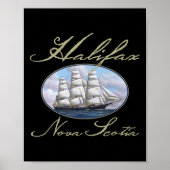 Halifax Nova Scotia Clipper Ship  Poster (Voorkant)