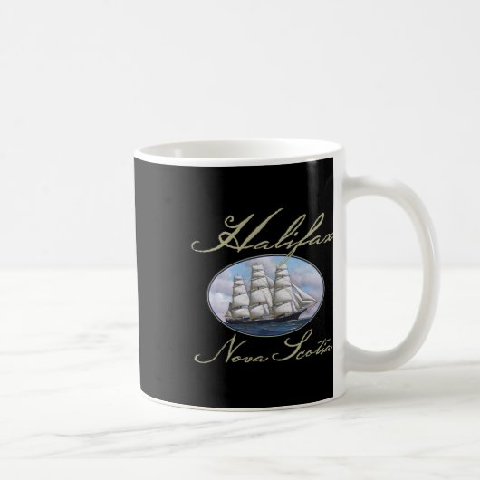 Halifax Nova Scotia Clipperschip Koffiemok (Rechts)