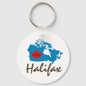 Halifax Nova Scotia Customize Canada sleutelhanger (Voorkant)