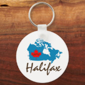 Halifax Nova Scotia Customize Canada sleutelhanger (Voorkant)