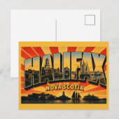 Halifax Nova Scotia Hoofdstad Briefkaart (Voorkant / Achterkant)