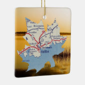 Halifax Nova Scotia Keramisch Ornament (Rechts)