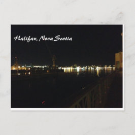 Halifax, Nova Scotia Night Briefkaart