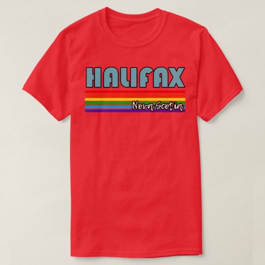 Halifax Nova Scotia Pride Halifax LGBT Gift LGBTQ T-shirt (Design voorkant)