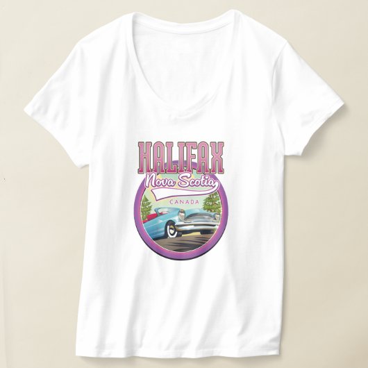 Halifax Nova Scotia reislogo  T-shirt (Laagn)
