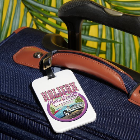 Halifax Nova Scotia reizen logo Bagagelabel (Voorkant Insitu 1)