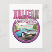Halifax Nova Scotia reizen logo Briefkaart (Voorkant)