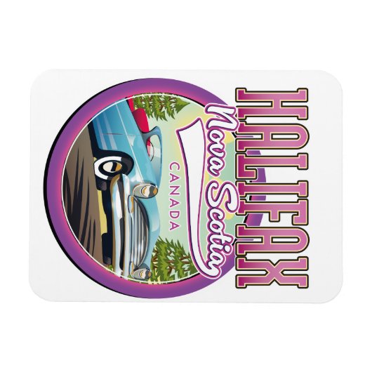 Halifax Nova Scotia reizen logo Magneet (Horizontaal)