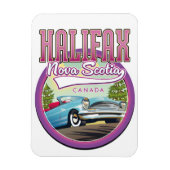 Halifax Nova Scotia reizen logo Magneet (Verticaal)