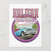 Halifax Nova Scotia reizen logo Uitnodiging Briefkaart (Voorkant)