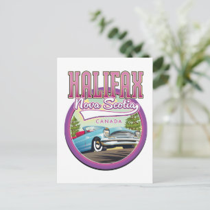 Halifax Nova Scotia reizen logo Uitnodiging Briefkaart