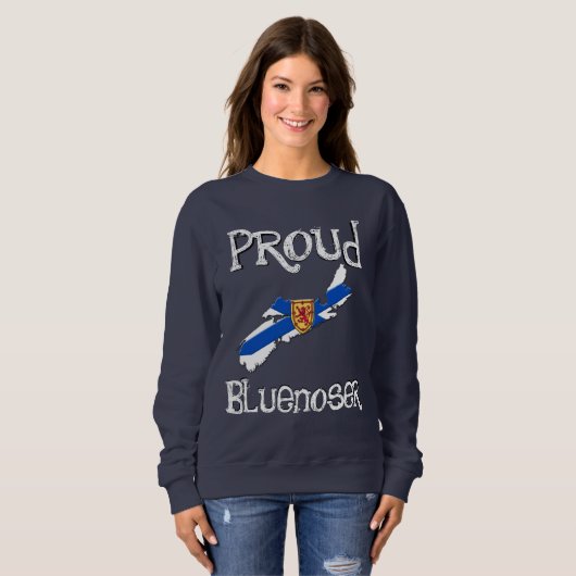 Halifax Nova Scotia sweater Proud Bluenoser (Voorkant volledig)
