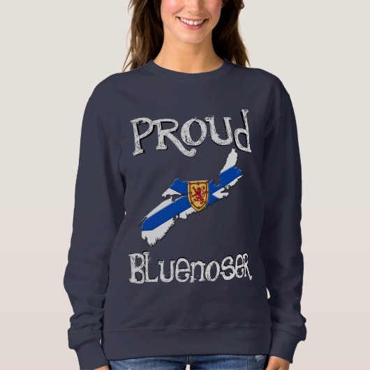Halifax Nova Scotia sweater Proud Bluenoser (Voorkant)