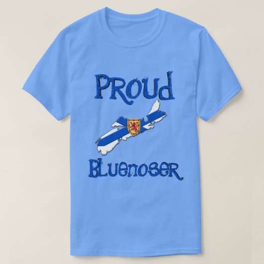 Halifax Nova Scotia T-Shirt Proud Bluenoser (Design voorkant)