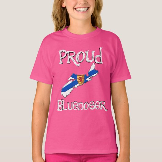 Halifax Nova Scotia T-Shirt Proud Bluenoser (Voorkant)