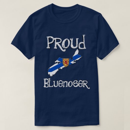 Halifax Nova Scotia T-Shirt Proud Bluenoser (Design voorkant)