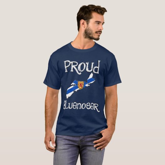Halifax Nova Scotia T-Shirt Proud Bluenoser (Voorkant volledig)