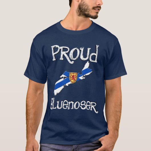 Halifax Nova Scotia T-Shirt Proud Bluenoser (Voorkant)