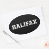 Halifax Ovale Sticker (Envelop)