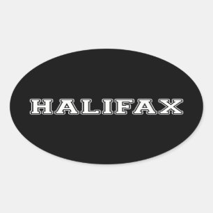 Halifax Ovale Sticker