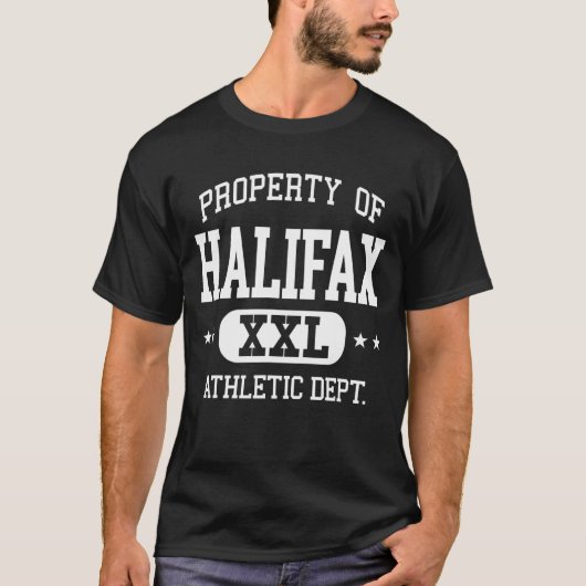Halifax Retro Athletic Property Dept 1 T-shirt (Voorkant)