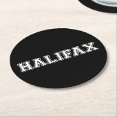 Halifax Ronde Kartonnen Onderzetter (Gebogen)
