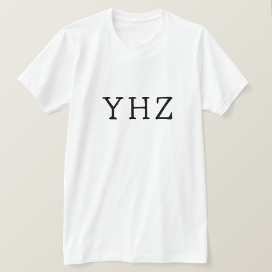 Halifax Stanfield International Airport YHZ shirt (Design voorkant)