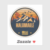 Halimaile, Hawaii Sticker (Vel)