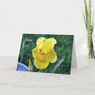 "Halito" Choctaw Iris wenskaart Kaart