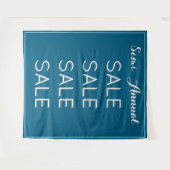 Haljaarlijkse Uitverkoop Retail Banner Aangepaste  Wandkleed (Voorkant (horizontaal))